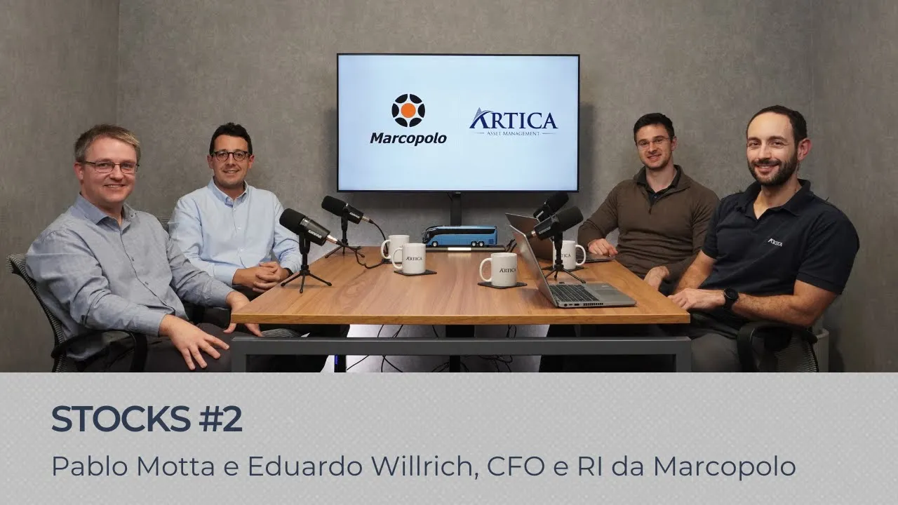STOCKS #2 – Pablo Motta, CFO da Marcopolo, e Eduardo Willrich, RI da Marcopolo (POMO4)
