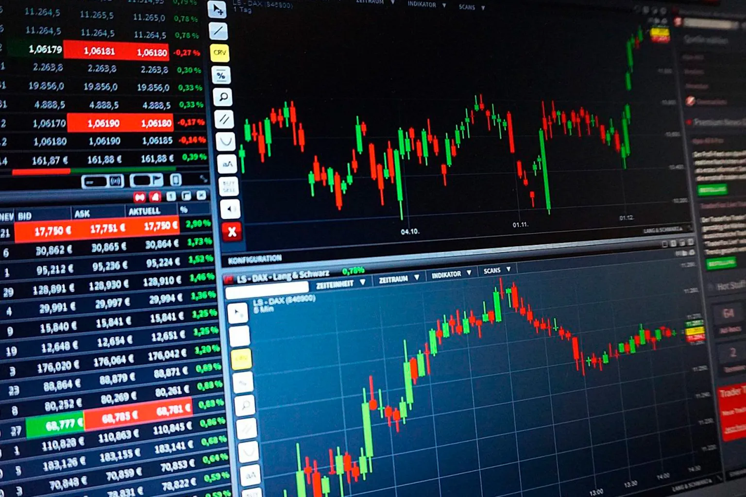 Ações com compras de insider