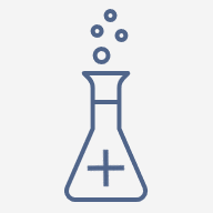 Ícone de frasco de laboratório